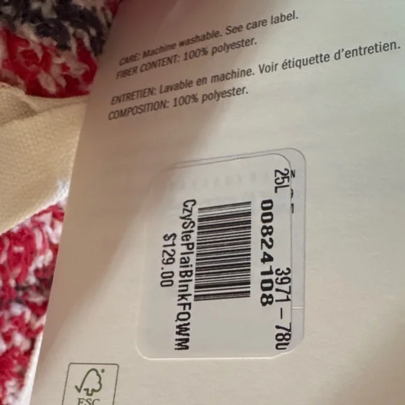 Pottery Barn Stewart Plaid "Super Soft" Blanket - Retail $129 - New with tags! - Picture 3 of 4